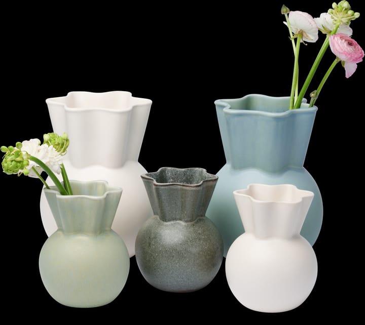 Jarrón Eva Stæhr-Nielsen 14 cm, Verde musgo Spring Copenhagen