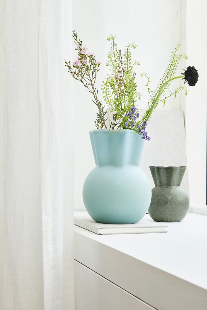 Jarrón Eva Stæhr-Nielsen 20 cm, Azul claro Spring Copenhagen