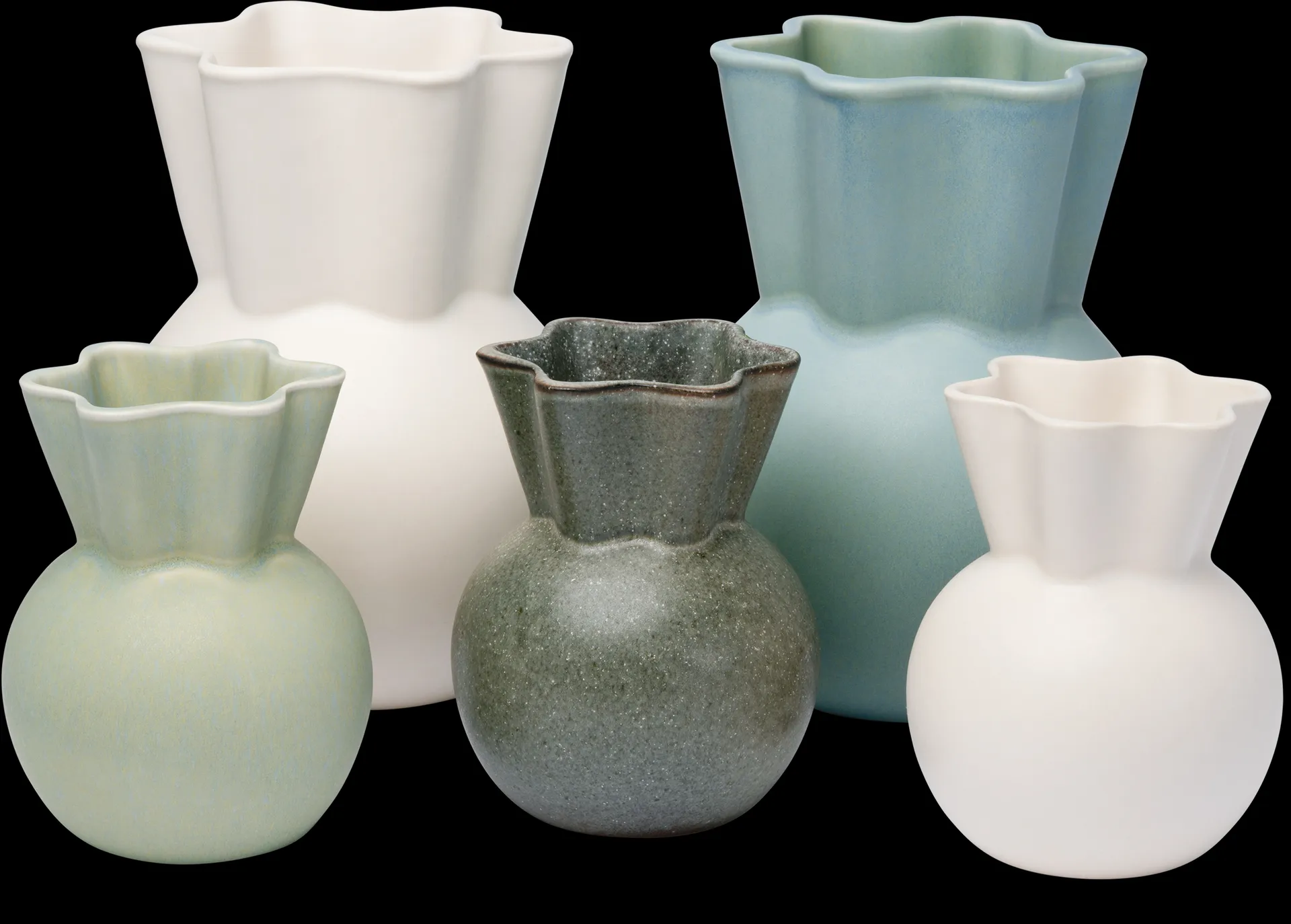 Jarrón Eva Stæhr-Nielsen 20 cm, Azul claro Spring Copenhagen