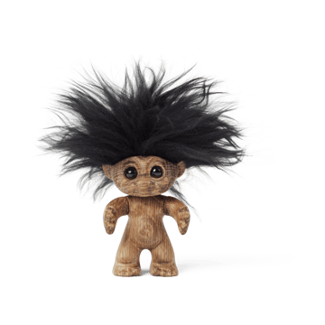 Troll de la suerte 9 cm - Roble - Spring Copenhagen