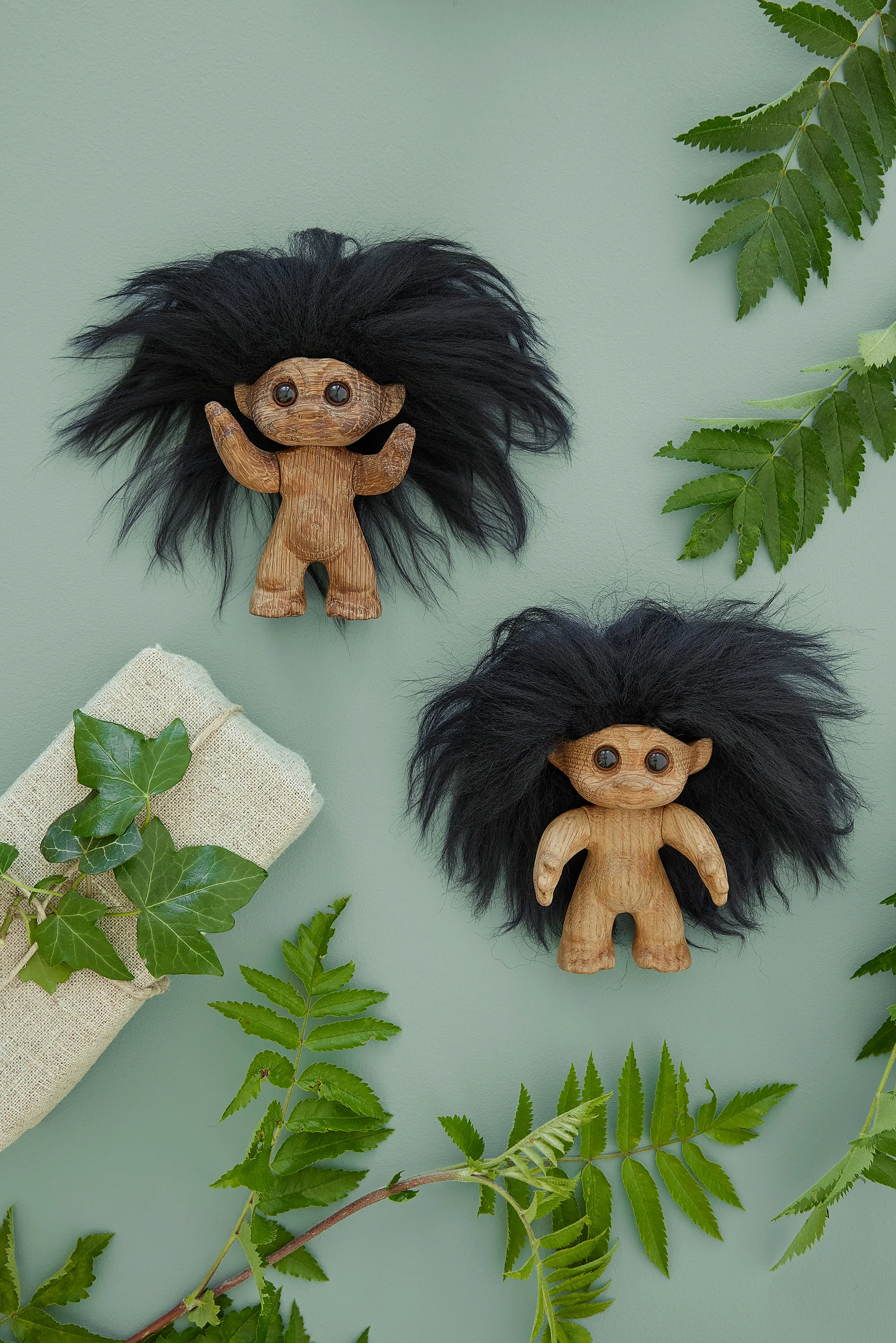 Troll de la suerte 9 cm, Roble Spring Copenhagen