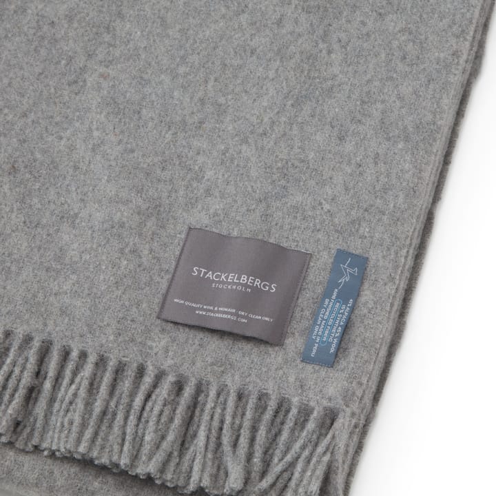 Manta de alpaca reciclada 140x180 cm, Gris claro Stackelbergs
