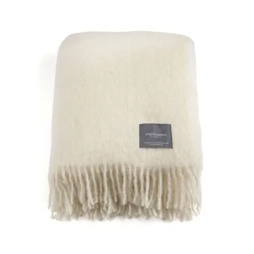 Manta de mohair - Bright white - Stackelbergs