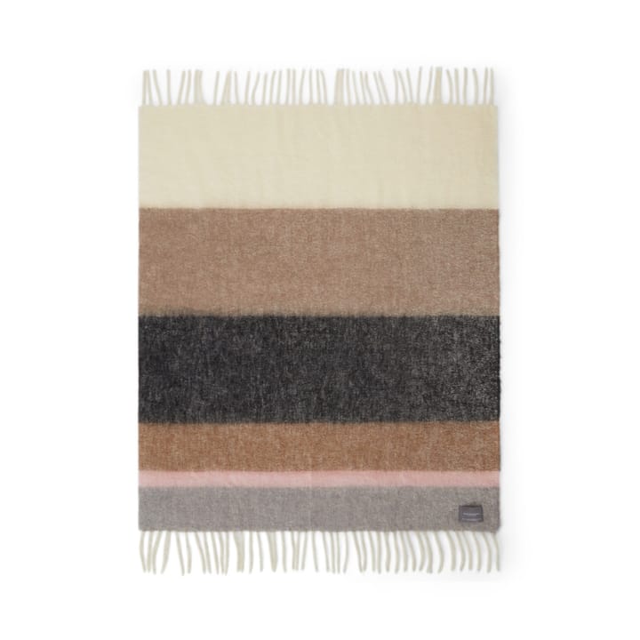 Manta de mohair, Marrón, Negro y Rosa Stackelbergs