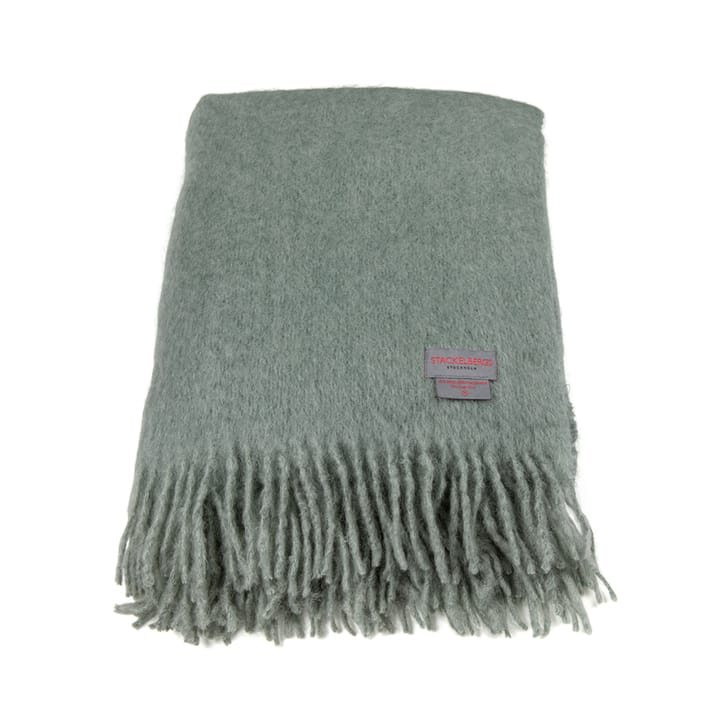 Manta de mohair - Sea foam & green bay melange - Stackelbergs
