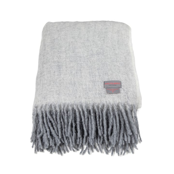 Manta de mohair - White & shiffer melange - Stackelbergs