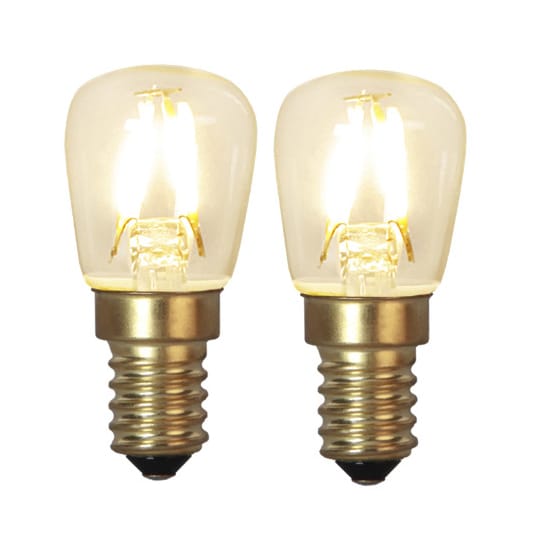 2 Bombillas E14 LED soft glow - 2,6 cm 2100K - Star Trading