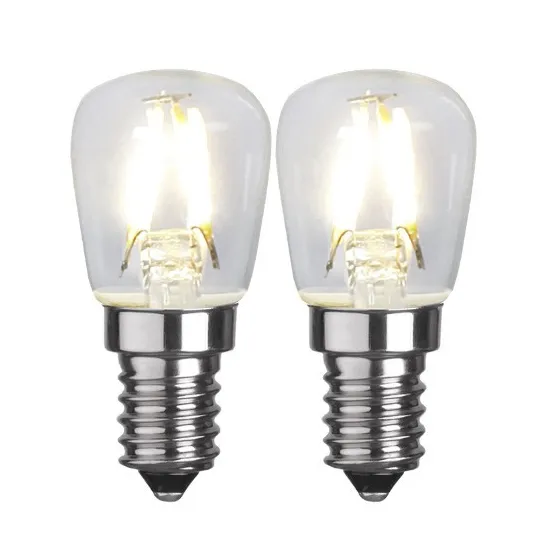 2 Bombillas E14 LED soft glow, 2,6 cm 2700K Star Trading