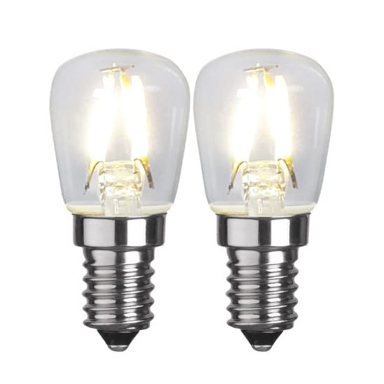 2 Bombillas E14 LED soft glow - 2,6 cm 2700K - Star Trading