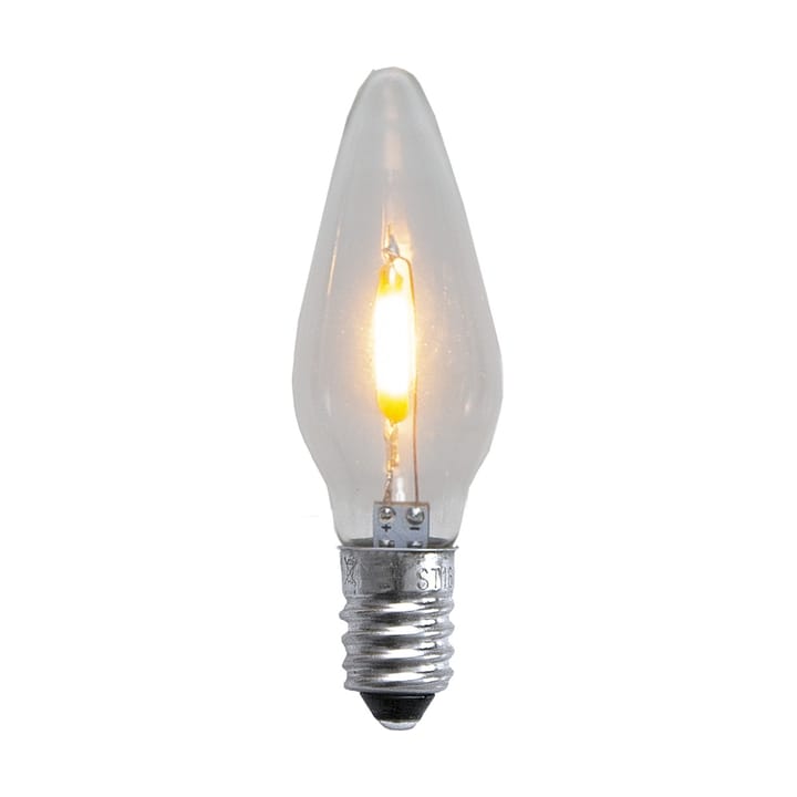 3 Bombillas de repuesto E10 LED filament soft glow, 0,5W 1900K no regulable Star Trading
