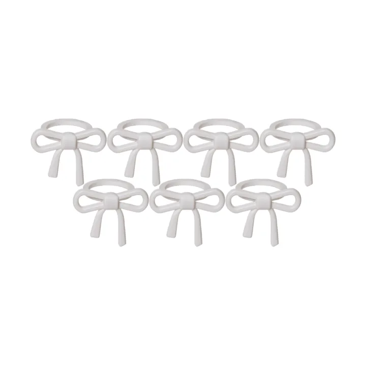 Arandela para vela Rosett - Blanco, 7-pack - Star Trading