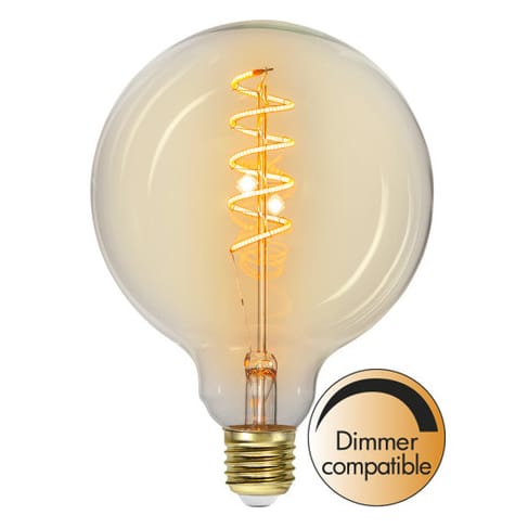 Bombilla E27 LED spiral filament regulable - 12,5 cm, 2200K - Star Trading