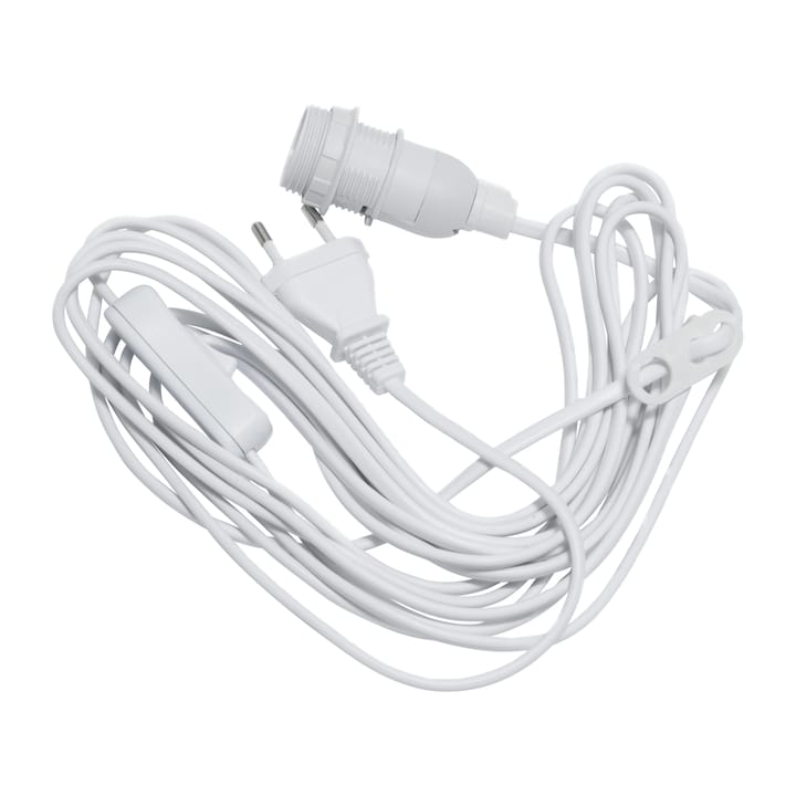 Cable E14 5 m con interruptor - blanco - Star Trading