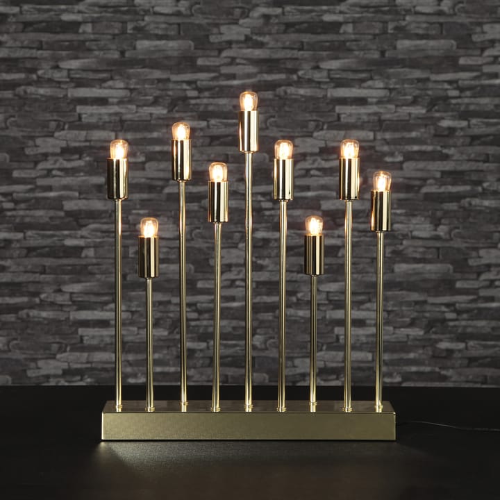 Candelabro Adviento Pix - latón - Star Trading
