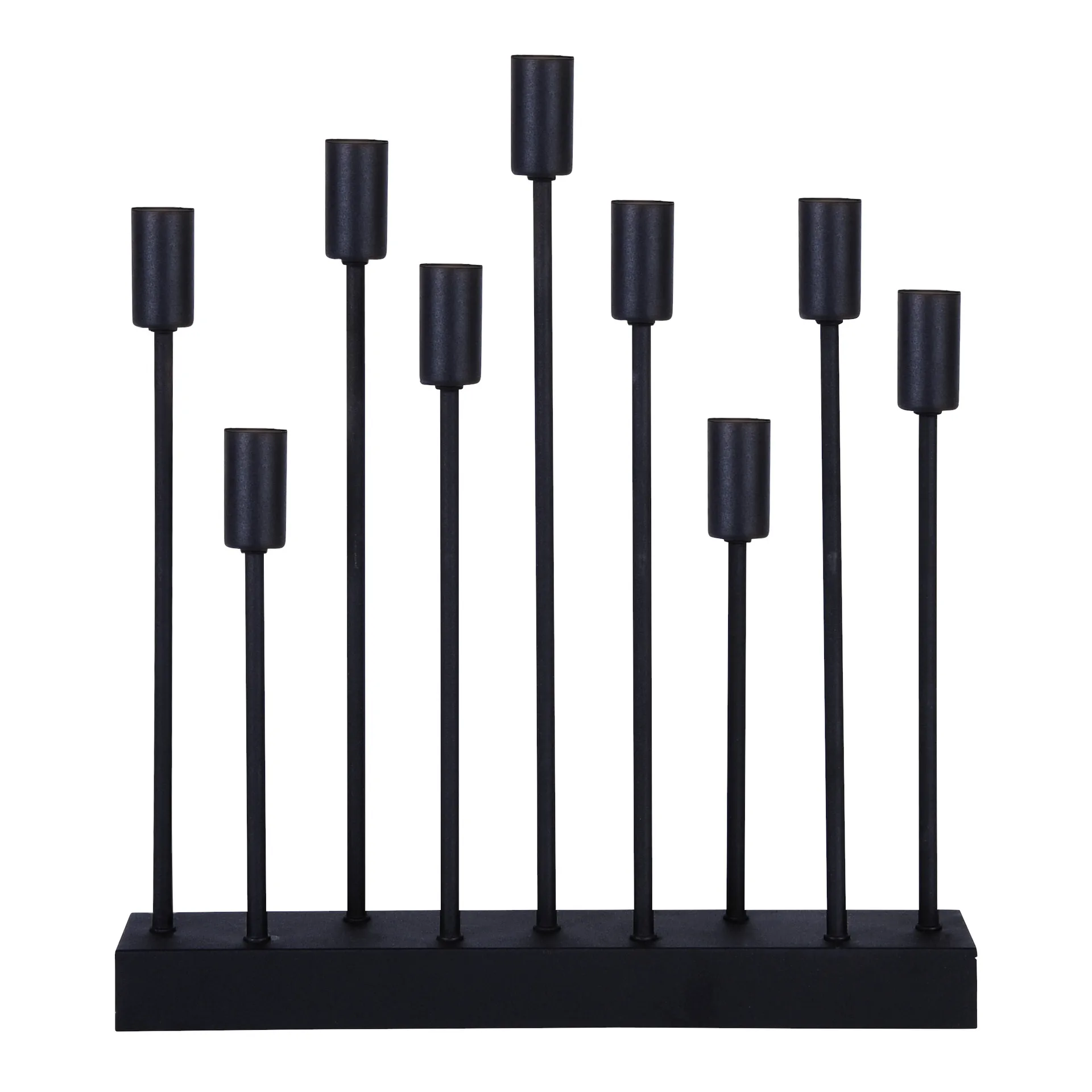 Candelabro Adviento Pix, negro Star Trading