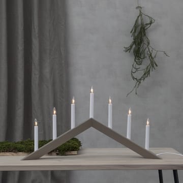 Candelabro Arrow 36 cm - Beige - Star Trading
