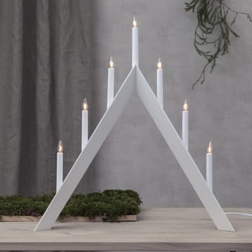 Candelabro Arrow 64,5 cm - blanco - Star Trading