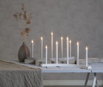 Candelabro de adviento Accent - gris - Star Trading