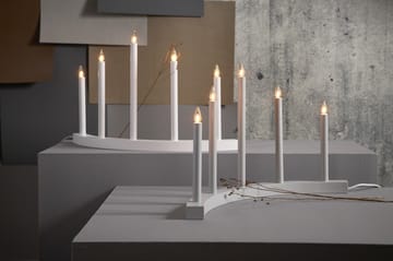 Candelabro de adviento Accent - gris - Star Trading