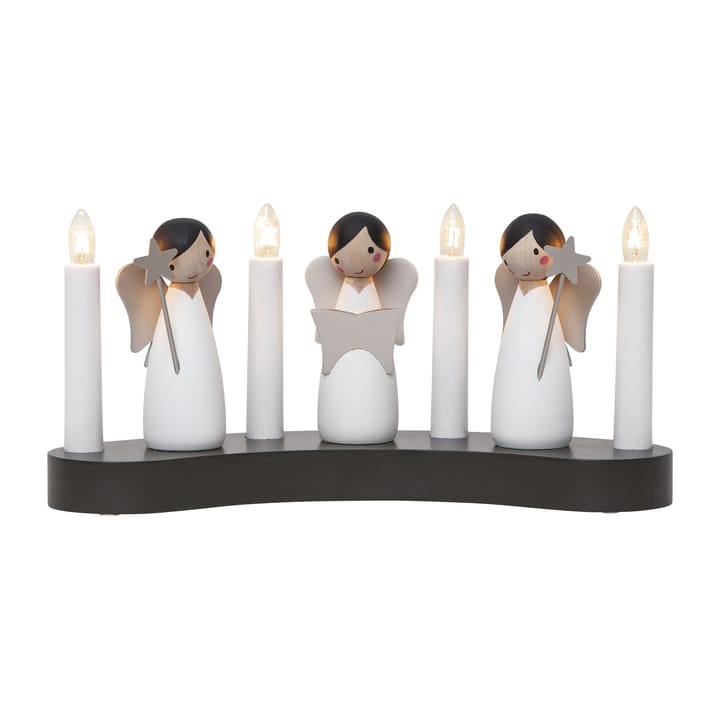 Candelabro de adviento Angel choir - blanco - Star Trading