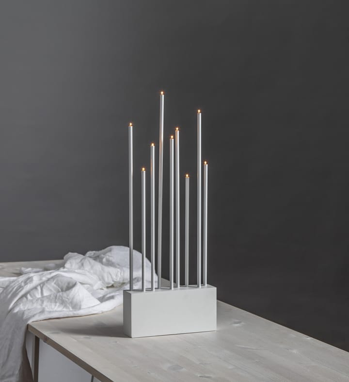 Candelabro de adviento Buzz - blanco - Star Trading