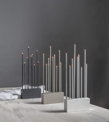 Candelabro de adviento Buzz - gris - Star Trading