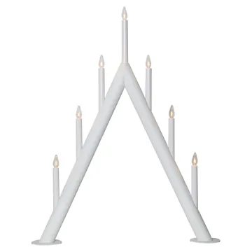 Candelabro de Adviento Circum alto 66 cm - blanco - Star Trading