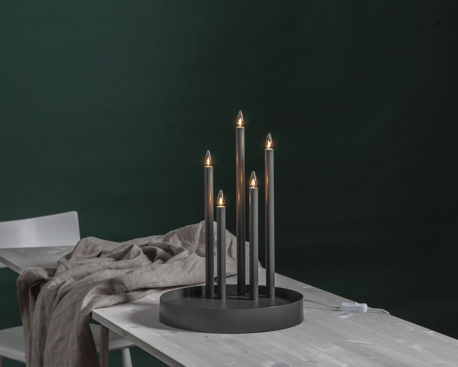 Candelabro de adviento Deco, Mist Star Trading