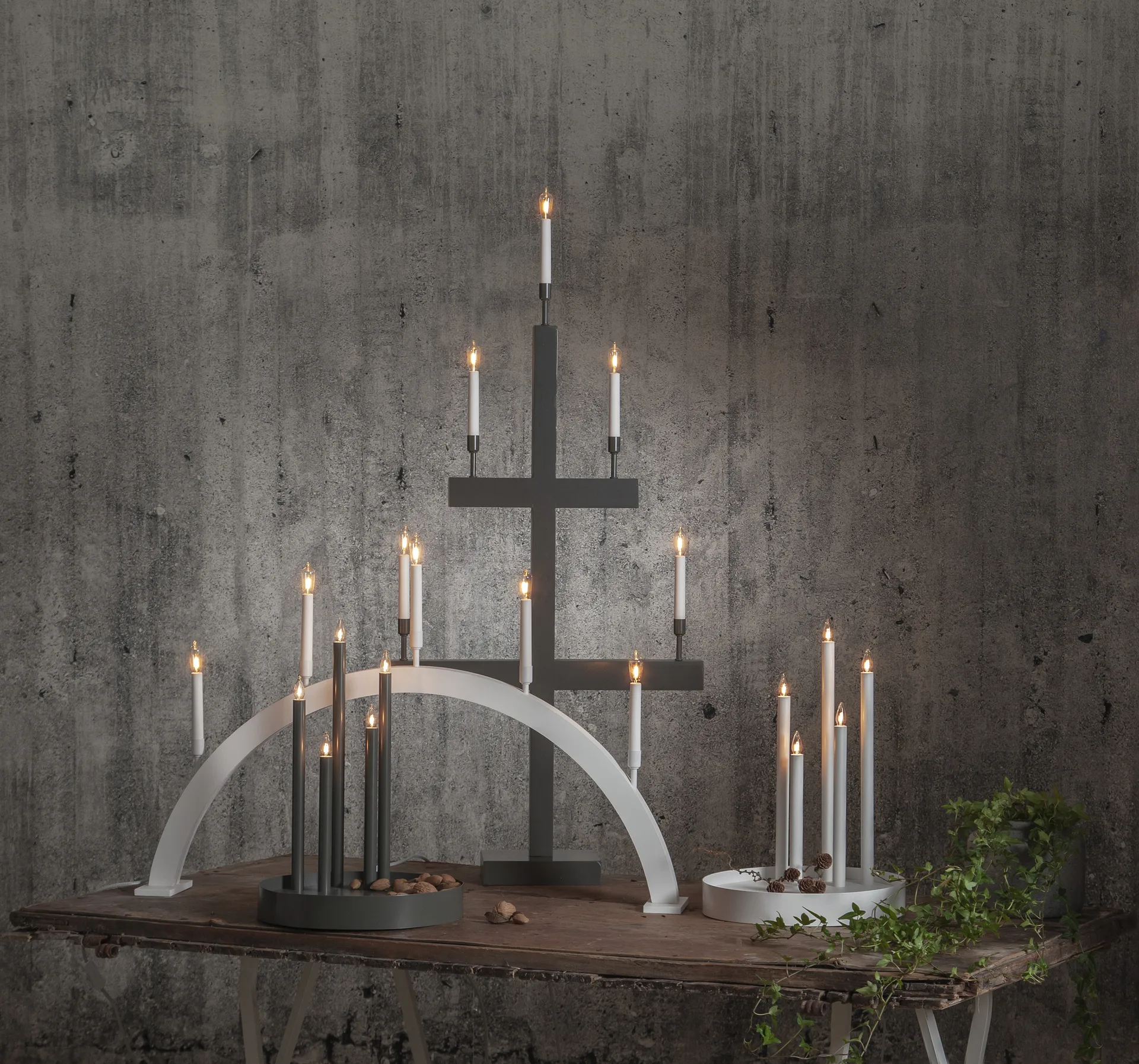 Candelabro de adviento Deco, Mist Star Trading
