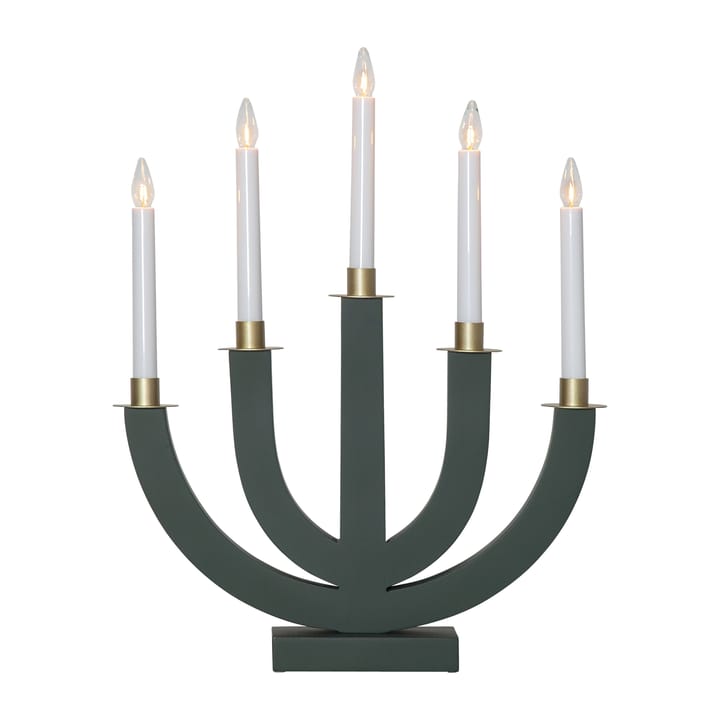 Candelabro de adviento Eli - verde - Star Trading