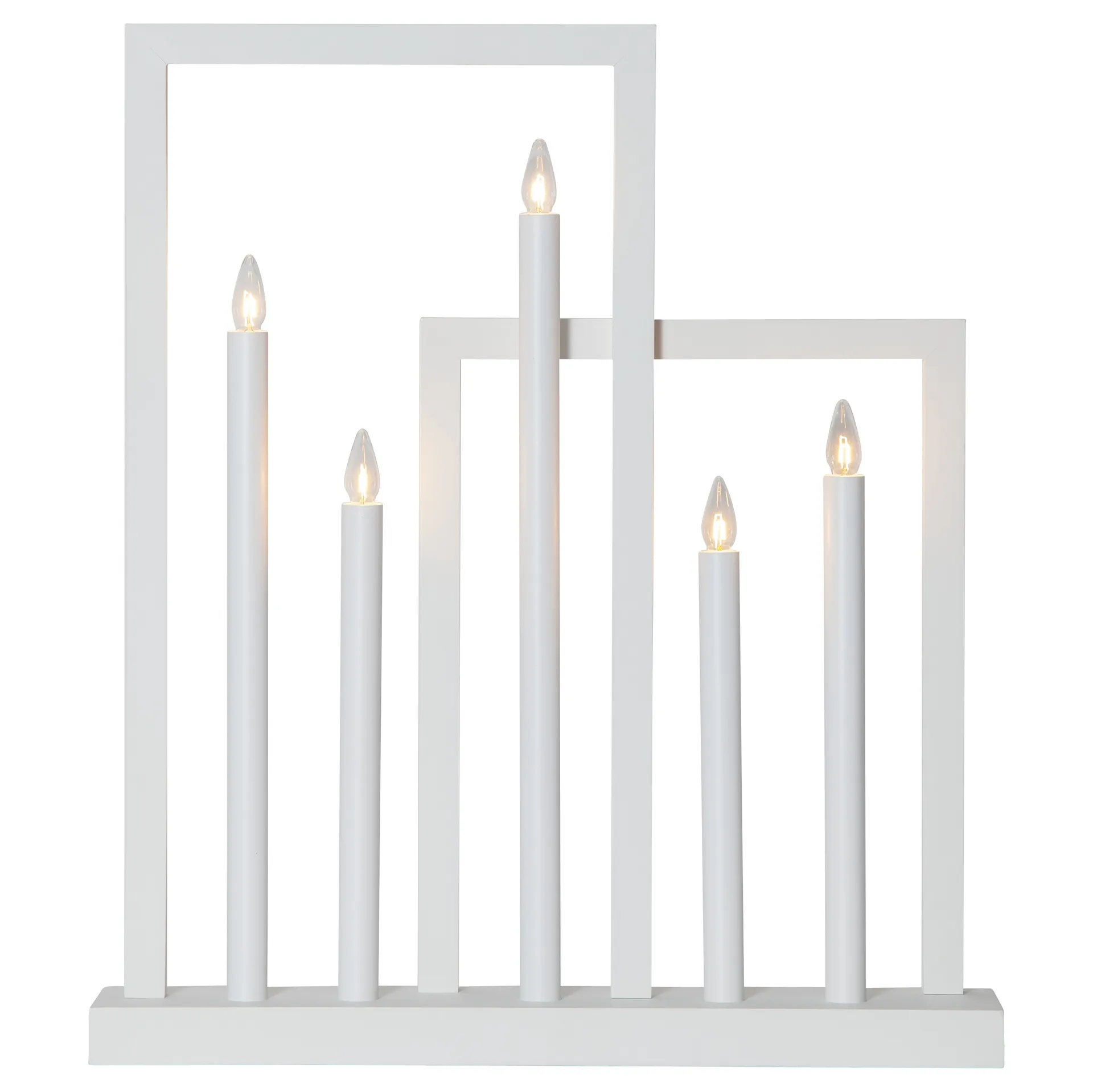 Candelabro de Adviento Frame, blanco Star Trading