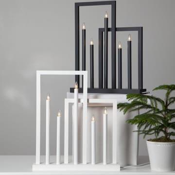 Candelabro de Adviento Frame - blanco - Star Trading