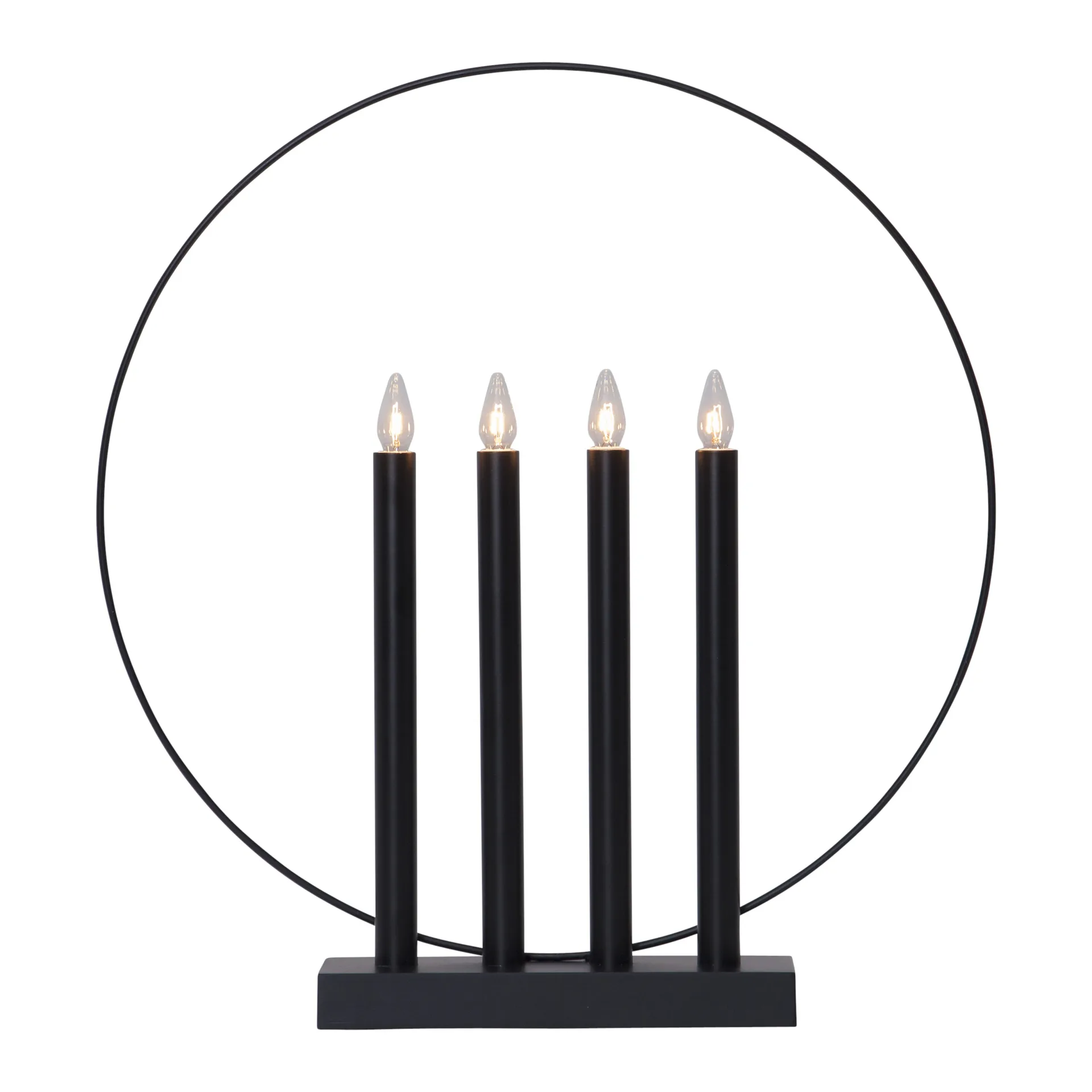 Candelabro de Adviento Glory, negro Star Trading