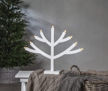 Candelabro de adviento Grene - blanco - Star Trading