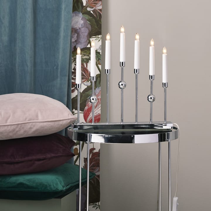 Candelabro de Adviento Gustavo, cromo Star Trading