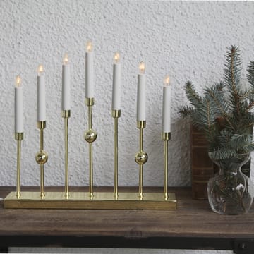 Candelabro de Adviento Gustavo - latón - Star Trading