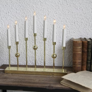 Candelabro de Adviento Gustavo - latón - Star Trading