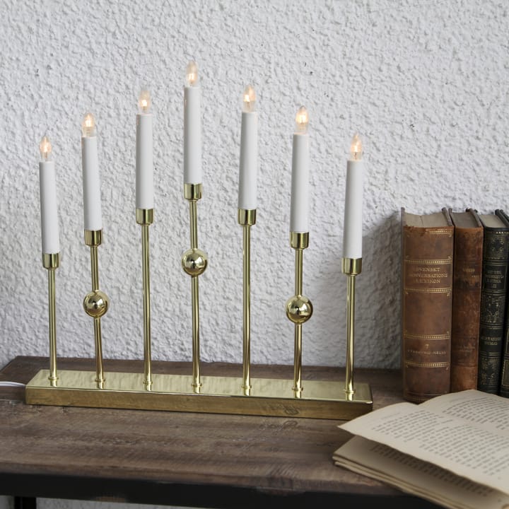 Candelabro de Adviento Gustavo, latón Star Trading
