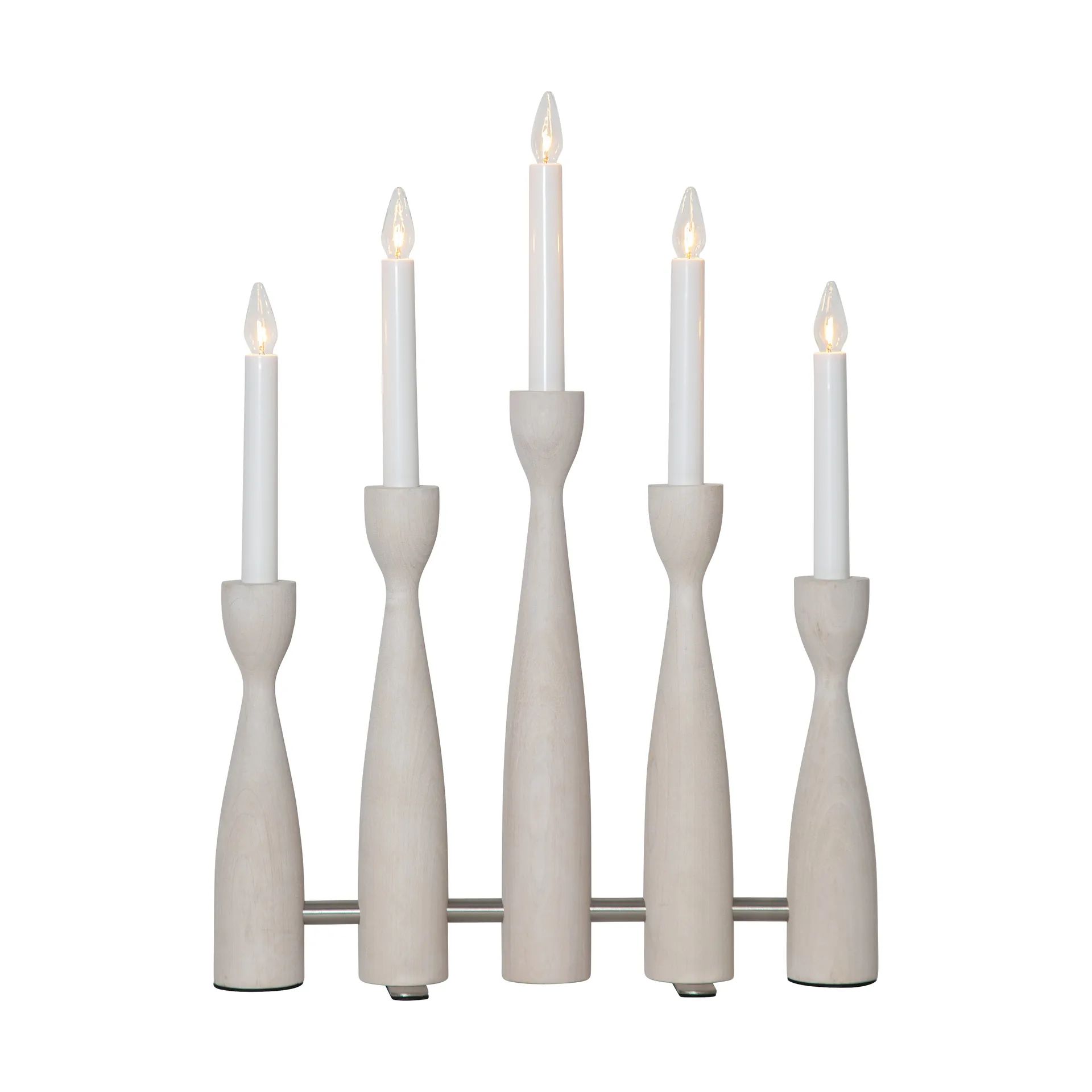Candelabro de Adviento Midja 2.0, Blanco lacado Star Trading