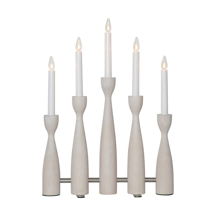 Candelabro de Adviento Midja 2.0 - Blanco lacado - Star Trading