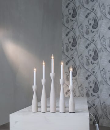 Candelabro de Adviento Midja 2.0 - Blanco lacado - Star Trading