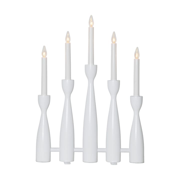 Candelabro de Adviento Midja 2.0 - Blanco - Star Trading