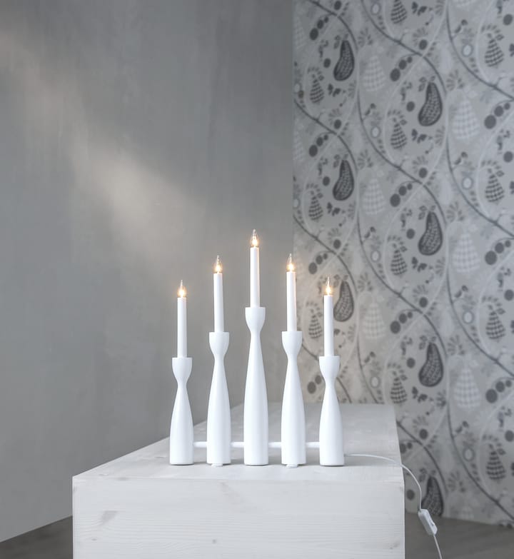 Candelabro de Adviento Midja 2.0, Blanco Star Trading
