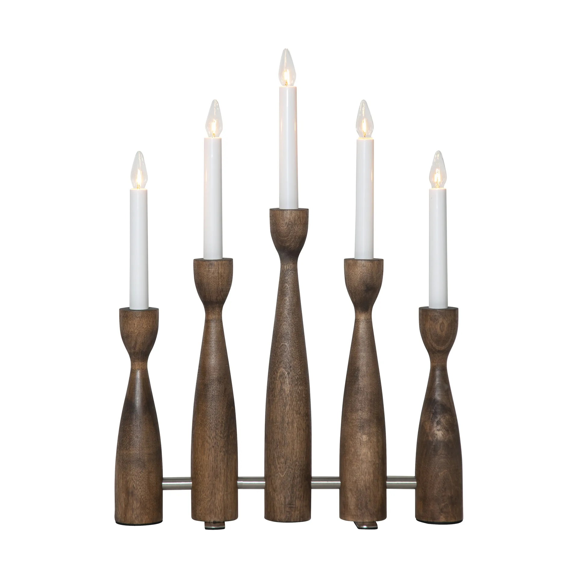 Candelabro de Adviento Midja 2.0, Nogal Star Trading