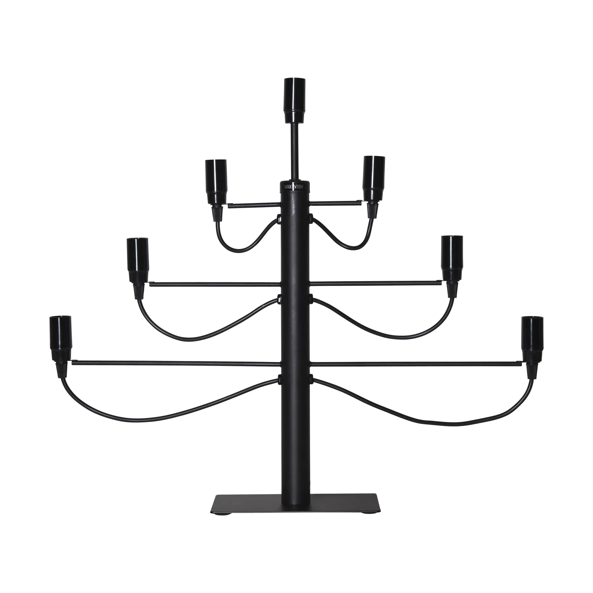Candelabro de Adviento Milano, negro Star Trading
