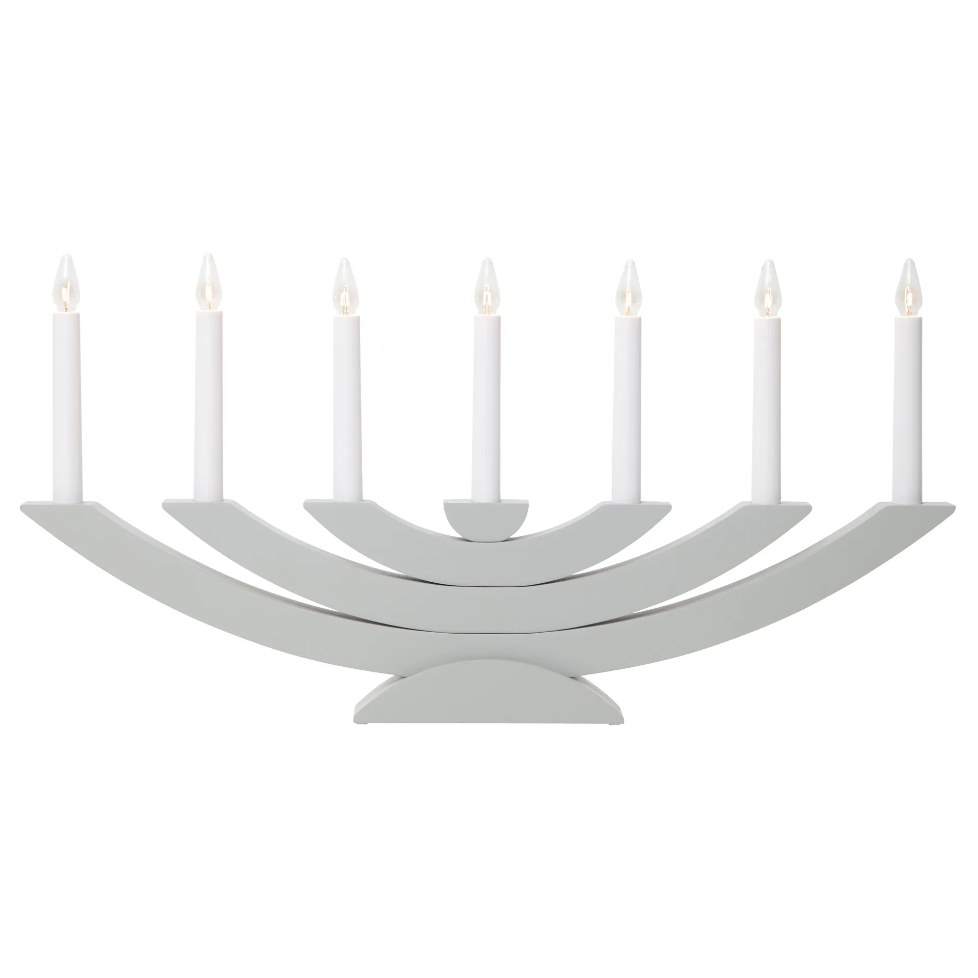 Candelabro de Adviento Navida, gris Star Trading