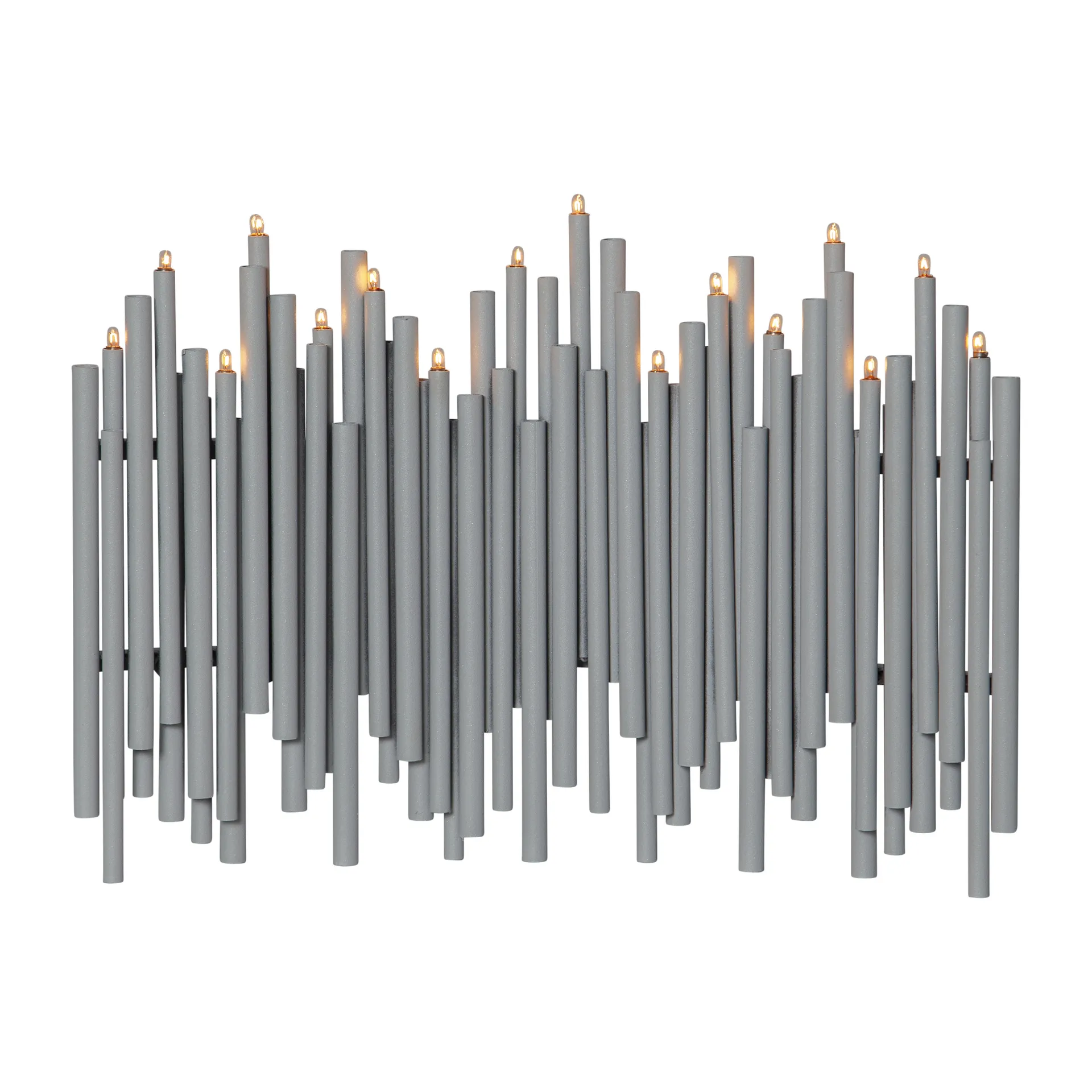 Candelabro de Adviento Note 25x35 cm, gris Star Trading