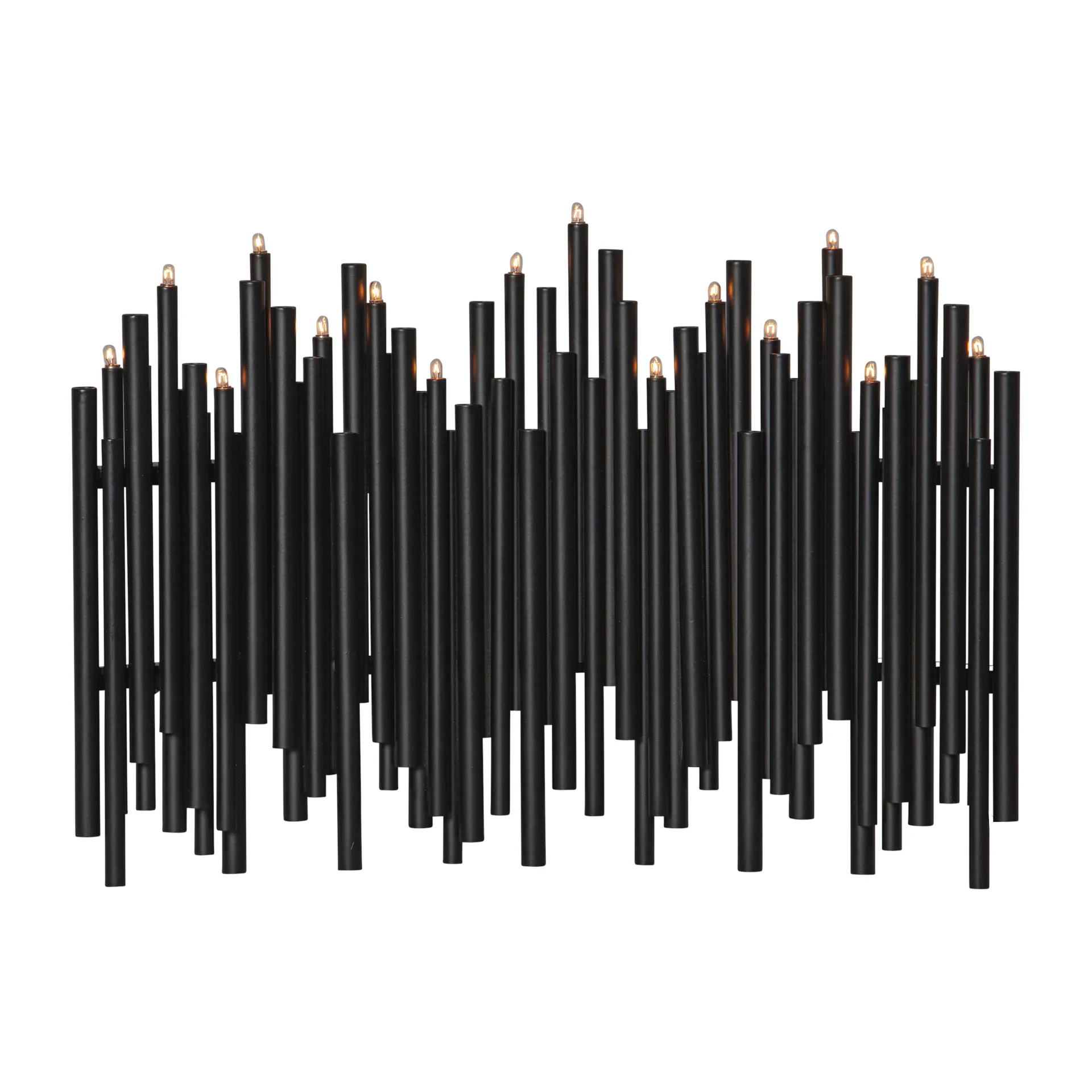 Candelabro de Adviento Note 25x35 cm, negro Star Trading