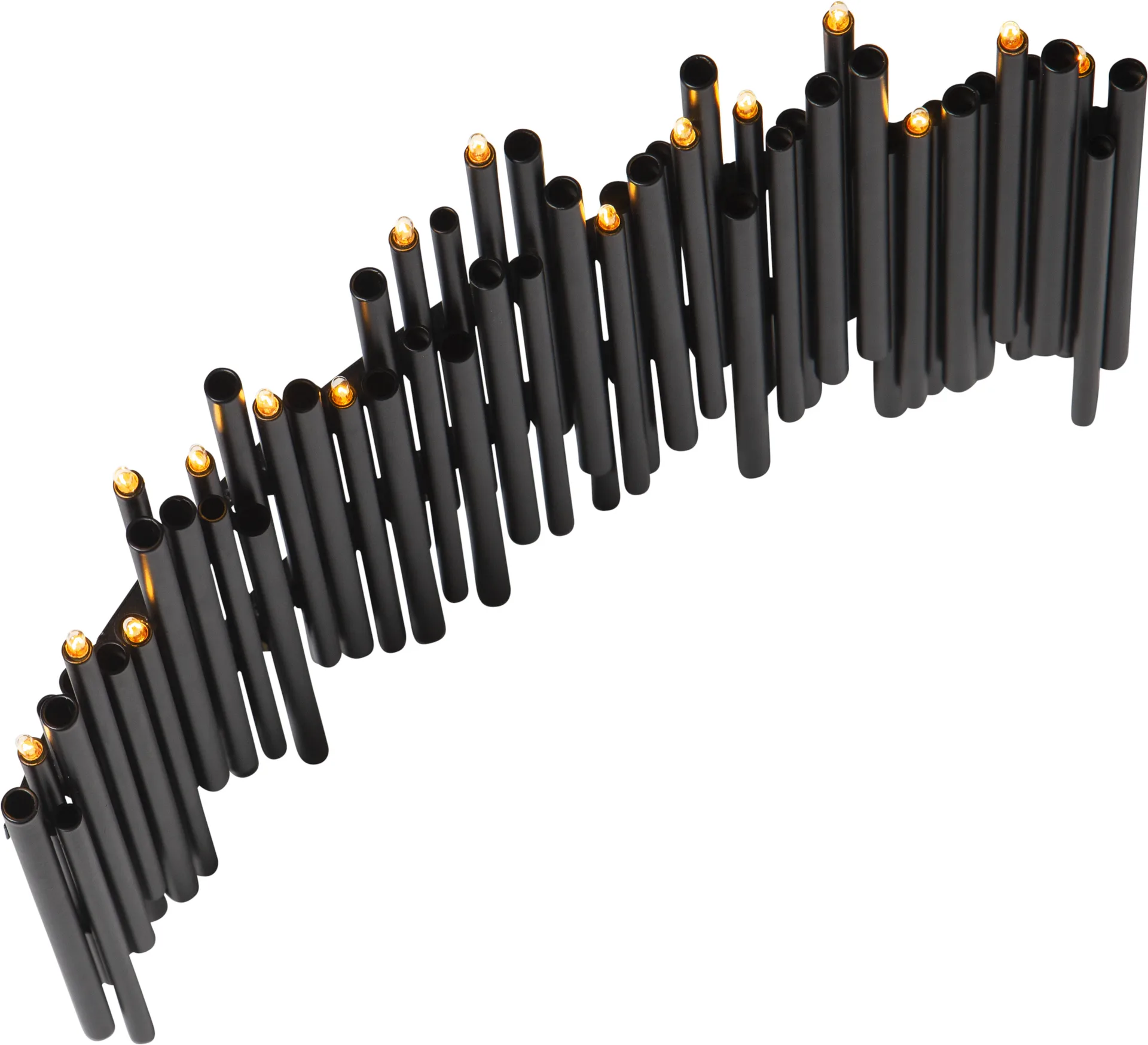 Candelabro de Adviento Note 25x35 cm, negro Star Trading