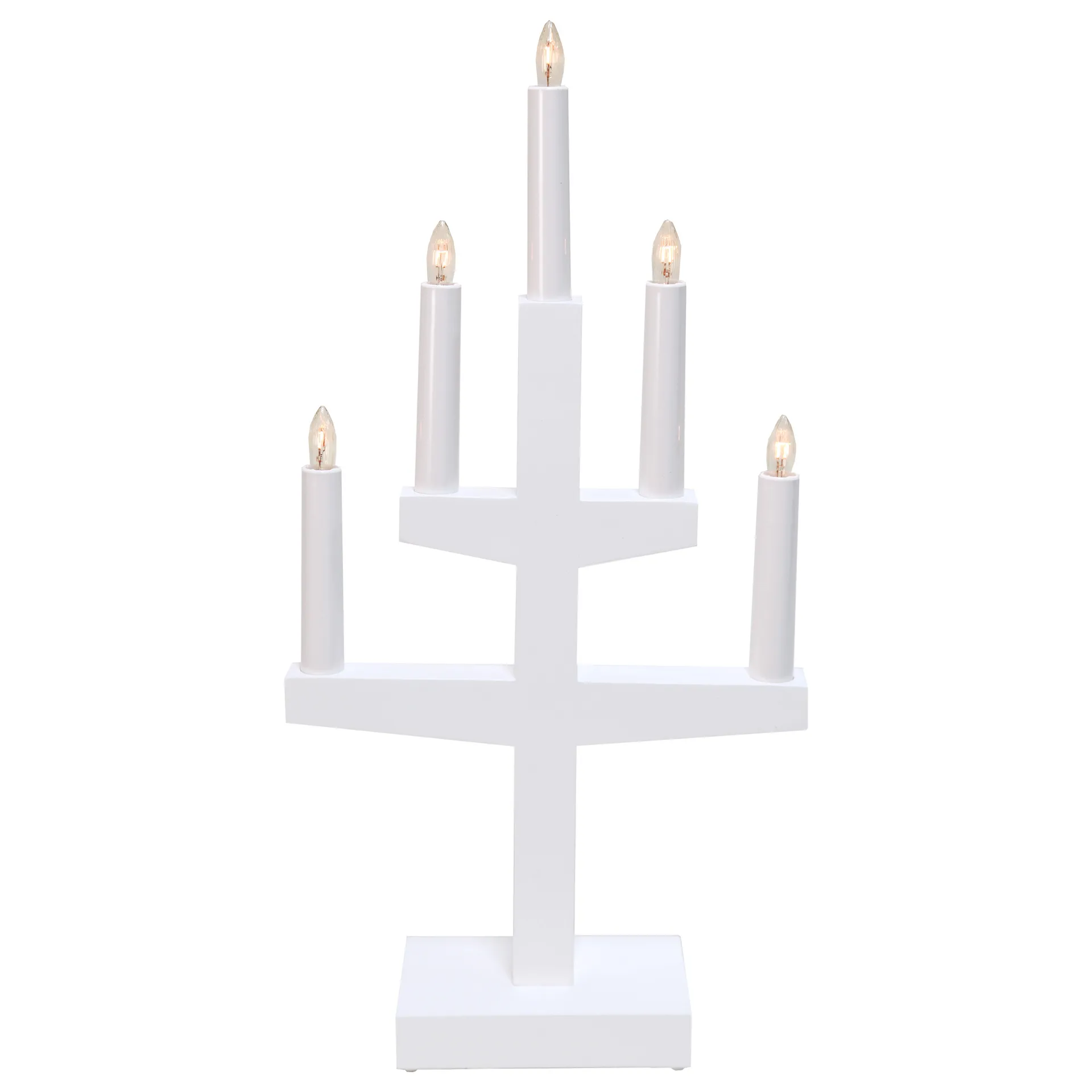 Candelabro de Adviento Trapp 46 cm, blanco Star Trading